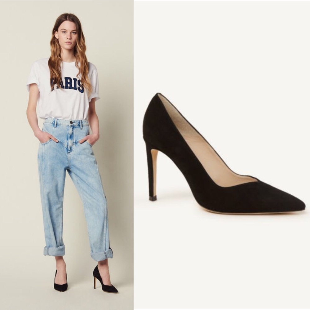 SANDRO Daphnee Pumps Heels in Noir